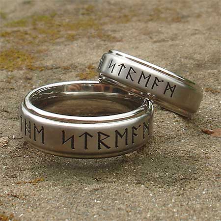 Personalised Rune rings