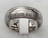 Personalised wedding ring