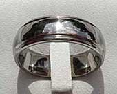 Modern plain wedding ring