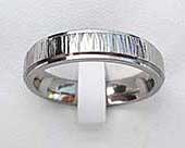 Textured plain wedding ring