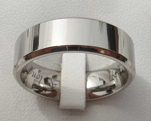 Plain Titanium Wedding Ring 