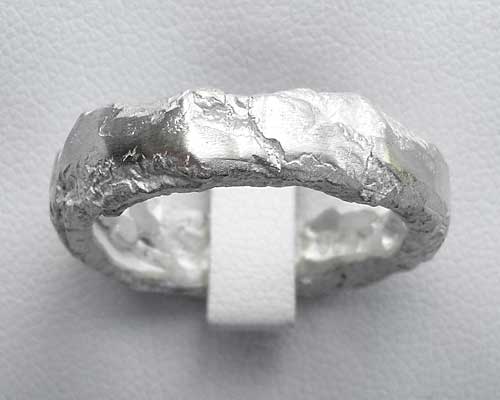 Men's Large Ring SOLID Sterling Silver Blank Signet Wide Male Band – J F M