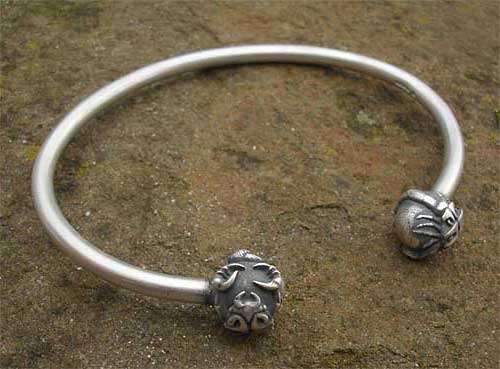 Scorpio star sign designer cuff bracelet