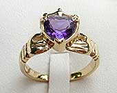 Scottish claddagh engagement ring