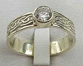 Scottish Celtic engagement ring