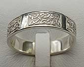 Scottish silver Celtic ring