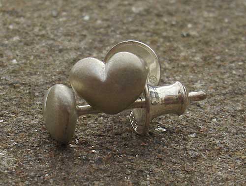 shaped heart earrings