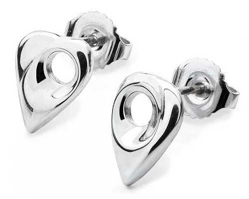 Stainless steel heart earrings sale