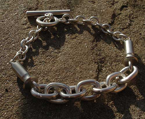 silver chain bracelet