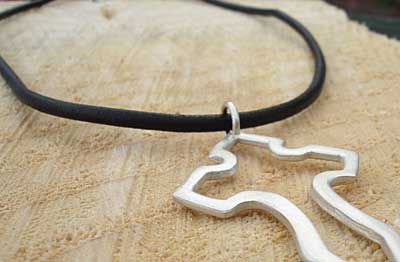 silver cross necklace
