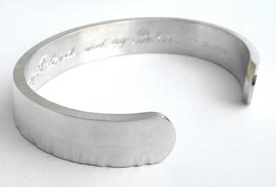 men's silver designer cuff bracelet