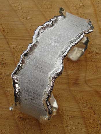 silver gothic bracelet