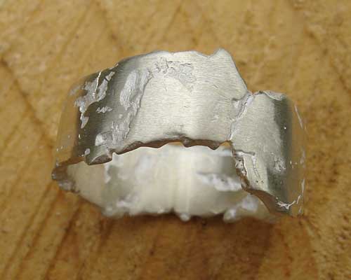 Silver handmade designer ring