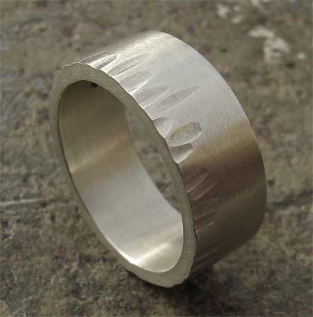 silver mens ring