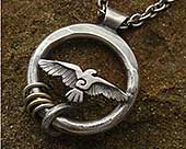 Silver necklace for men