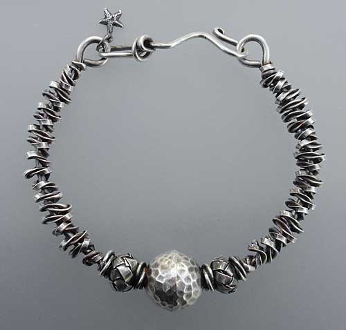 silver tribal bracelet