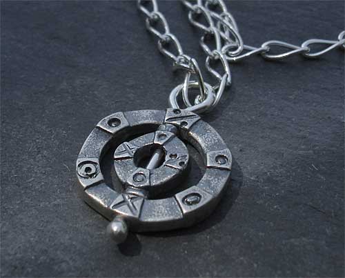 New Men Viking Stainless Steel Wolf Necklace