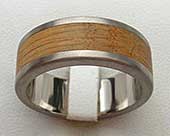 Size P 1/2 Wooden Wedding Ring