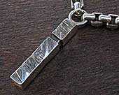 Mens silver chain necklace