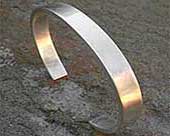 Solid sterling silver cuff bracelet