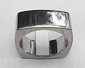 Size Y Square Wedding Ring