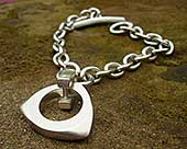 Sterling silver chain bracelet for women
