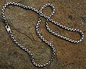 Sterling silver chain necklace