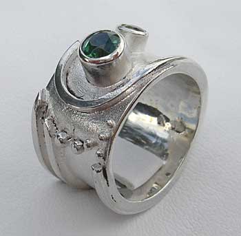sterling silver designer ring