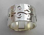 Medieval silver ring