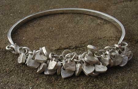 sterling silver hearts bracelet