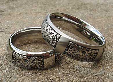 Celtic titanium rings