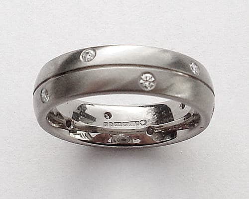 titanium eternity ring