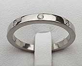 Titanium eternity ring