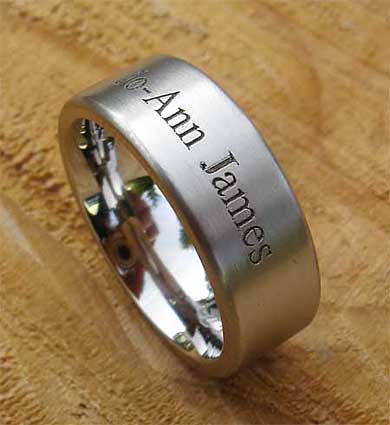 Personalized Men's marriage Band | - Augrav.com