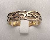 Traditional Scottish Celtic wedding ring