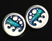 Trendy fun seaside stud earrings
