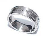 Titanium ring for men