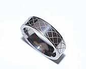 Mens titanium Celtic ring