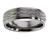 Celtic titanium ring