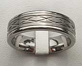 Celtic titanium ring