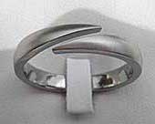Unique plain wedding ring