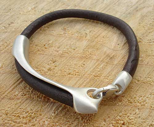 unique silver designer bracelet for men