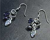 Unusual Celtic hook earrings