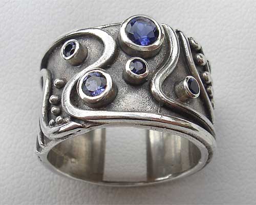 unusual gemstone ring