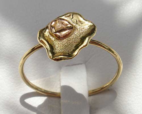 unusual gold ring