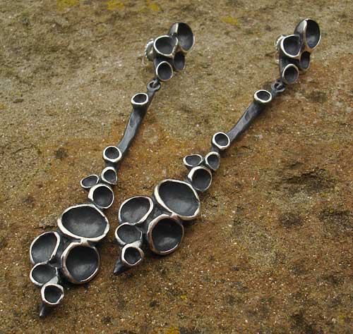 unusual long earrings