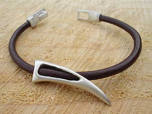 unusual silver bracelet for men