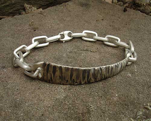 unusual silver bracelet