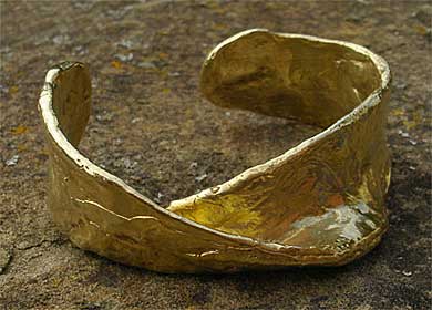 unusual womens torc bracelet