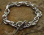 Urban sterling silver chain bracelet